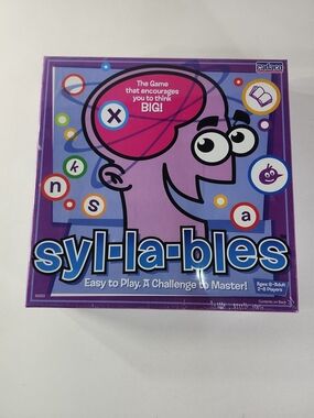 Cadaco Syl-la-bles Word Game - Purple Graphic Box
